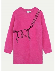 Трикотажное платье обычного кроя, розовый Marc jacobs