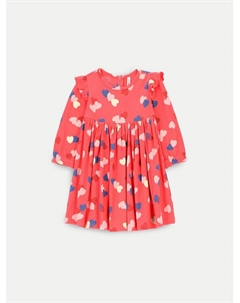 Платье на каждый день, стандартного кроя, розовый Coccodrillo