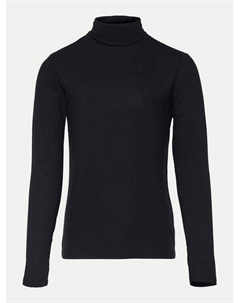 Свитер с высоким воротником приталенного кроя, черный Kids only