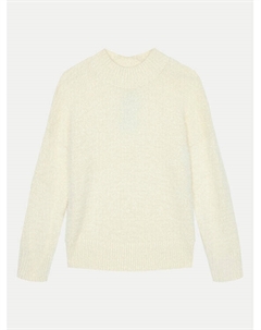 Свитер с высоким воротником обычного кроя, экрю United colors of benetton