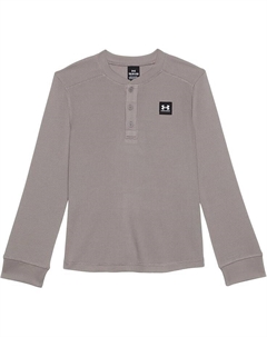 Лонгслив Kids Ua Thermal Henley Long Sleeve Tee, цвет Tetra Gray Under armour