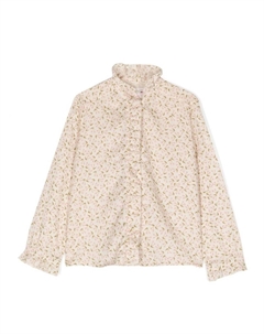 Футболка с узором, нейтральный цвет Bonpoint