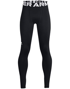 Брюки Kids ColdGear Armour Leggings, черный/белый Under armour