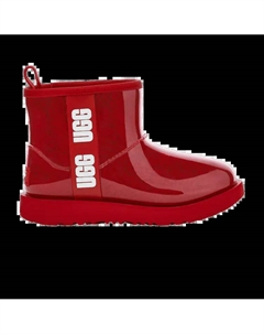 Ботинки Classic Clear Mini II Boot Kids Samba Red, красный Ugg
