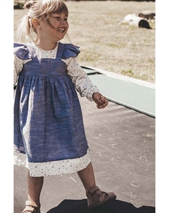 Платье Canza для девочек из хлопка, синий That's mine