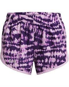 Шорты Kids Fly By Printed Shorts, цвет Provence Purple/Black/Reflective Under armour
