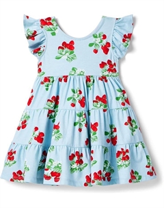 Платье Strawberry Dress, синий Janie and jack