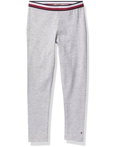 Брюки Kids Global Stripe Waistband Legging, цвет Grey Heather Tommy hilfiger