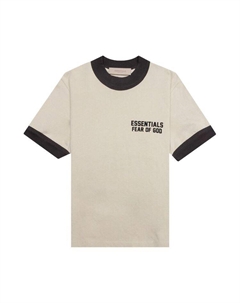 Футболка Kids Ringer Tee Wheat, кремовый Fear of god essentials