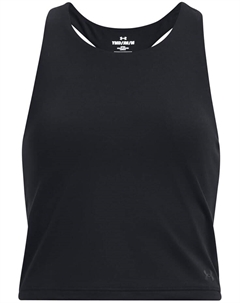 Топ Kids Motion Crop Tank, цвет Black/Jet Gray Under armour