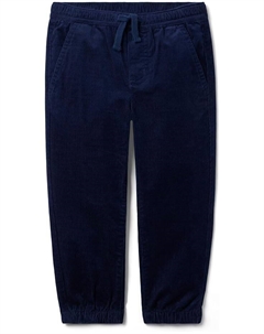 Брюки Navy Stretch Cord Joggers, темно-синий Janie and jack