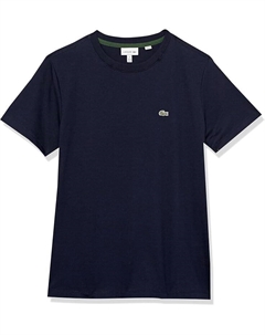 Толстовка Kids Short Sleeve Crew Neck Classic Cotton T-Shirt, цвет Navy Blue Lacoste