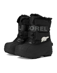 Ботинки Kids Childrens Snow Commander, цвет Black/Charcoal Sorel