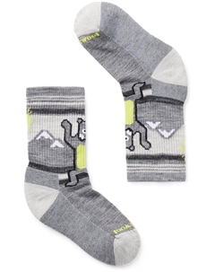 Носки Kids Hike Light Cushion Hiking Bear Crew Socks, цвет Medium Gray Smartwool