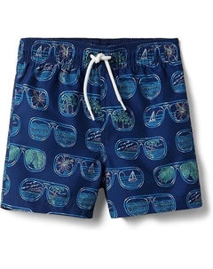 Шорты Boys Sunglasses Print Swim Short, разноцветный Janie and jack