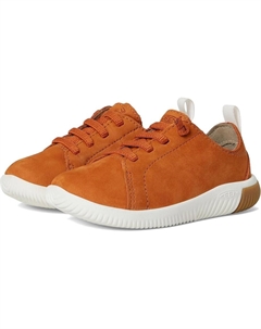 Кроссовки Kids KNX Leather Sneaker, цвет Gold Flame/Star White Keen