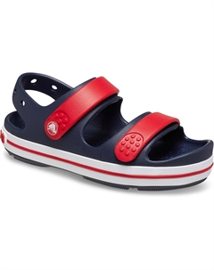 Сандалии Kids Crocband Cruiser Sandal, цвет Navy/Varsity Red Crocs