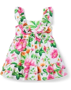 Платье Girls Multi Floral Dress, цвет Multicolor 3 Janie and jack