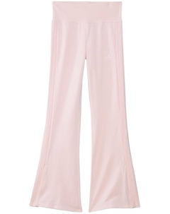 Брюки Kids 3-Stripes Flare Leg Pants, цвет Sandy Pink Adidas