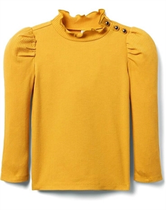 Топ Mock Neck Top, желтый Janie and jack