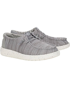 Лоферы Kids Wally Stretch Sox, серый Hey dude