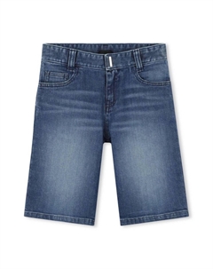 Kids джинсовые шорты-бермуды, синий Givenchy