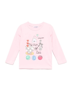 Футболка с принтом Симонетты, розовый Simonetta