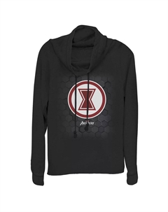 Пуловер на фоне шестиугольника с символом Черной вдовы Marvel Gamerverse для юниоров Licensed character