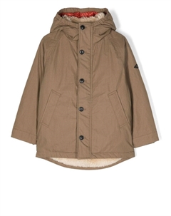 Пуховик с капюшоном, коричневый Bellerose