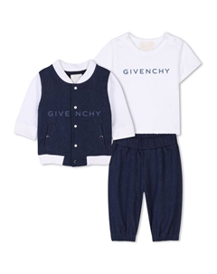 Kids спортивный костюм с логотипом, синий Givenchy