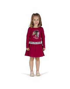 Платье из джерси «Star Stable», с пайетками и изображением лошади, фиолетовый Salt and pepper