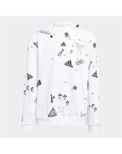 Детская блузка бренда Love Allover, черный Adidas