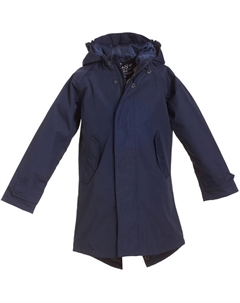 Детское пальто из софтшелла, синий Bms