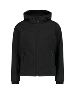 Детская куртка-худи из софтшелла, черный Cmp