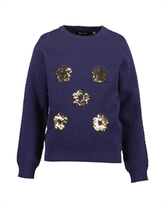 Свитер с круглым вырезом, цвет navy Blue seven