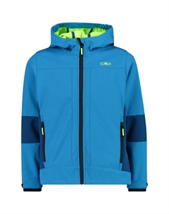 Детская куртка-худи из софтшелла, синий Cmp