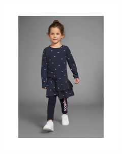 Платье из джерси « all-over Dress» для маленьких девочек, цвет marine gemustert Kangaroos