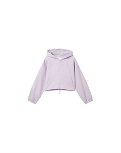 Толстовка с капюшоном и эластичной тканью, цвет cool lilac Tom tailor