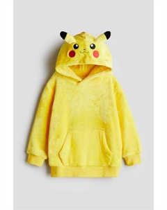 Толстовка из флиса с принтом тедди, желтый H&m