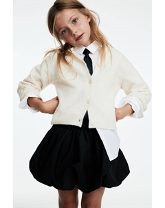 Юбка баллон с декоративным бантом, черный H&m