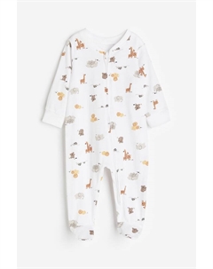 Пижама с ногами, белый H&m