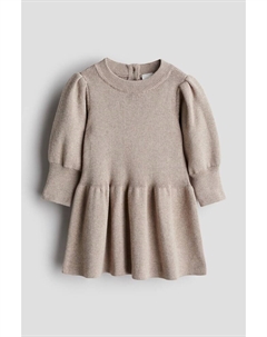 Платье тонкой вязки из хлопка, бежевый H&m