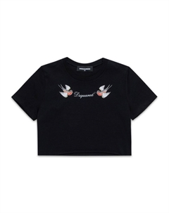 KIDS футболка с логотипом, черный Dsquared2