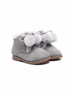 Ботинки с помпонами, серый Age of innocence