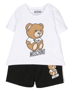 Спортивный костюм с принтом, синий Moschino kids