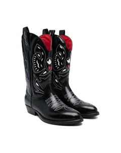 KIDS кожаные ботинки, черный Dsquared2