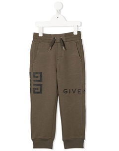 Спортивные брюки с логотипом Kids, зеленый Givenchy