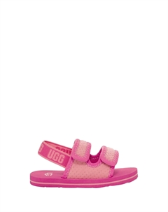 Сандалии lennon на плоской подошве с пяткой для девочек, цвет фуксия Ugg