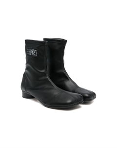 Ботинки с логотипом Kids, черный Mm6 maison margiela