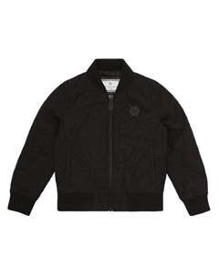 Куртка-бомбер с нашивкой-логотипом Junior, черный Philipp plein